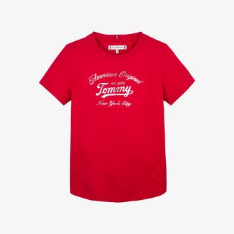 とみー Camiseta Clássica Logo | Tommy Hilfiger