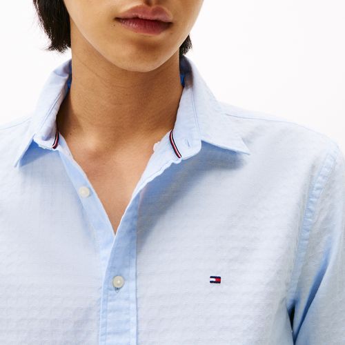 Camisa Dobby Estruturada Regular Fit