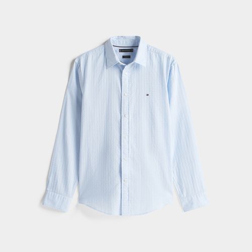 Camisa Dobby Estruturada Regular Fit