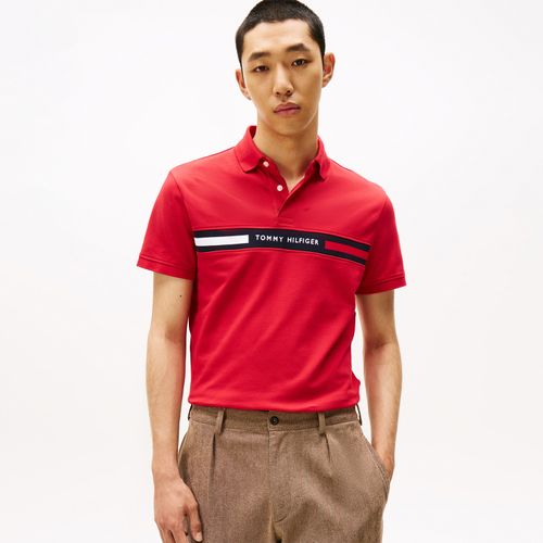 Polo Logo Faixa Regular
