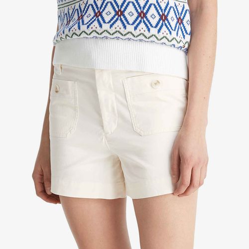 Shorts Chino Bolso Com Lapela
