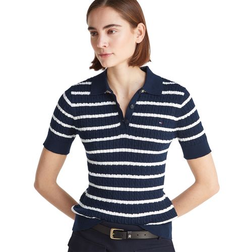 Suéter Polo Listrado