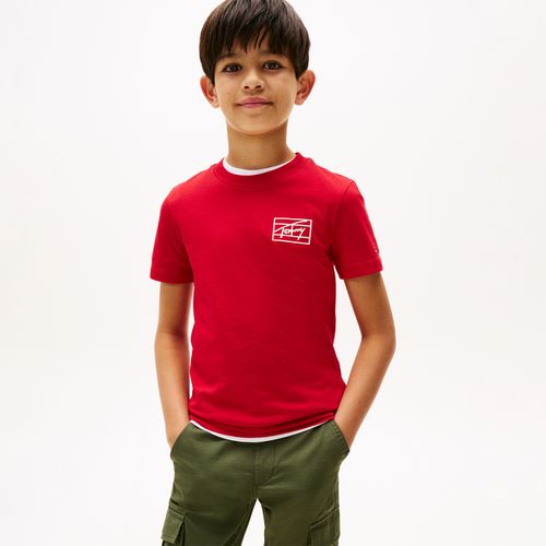 Camiseta Assinatura Infantil Tommy Hilfiger