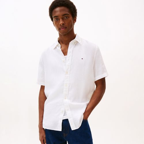 Camisa Dyed Linho Manga Curta