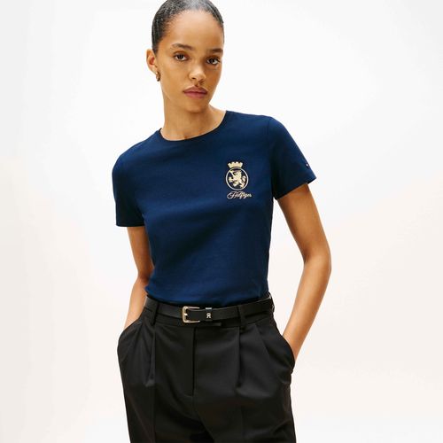 Camiseta Brasão Dourado