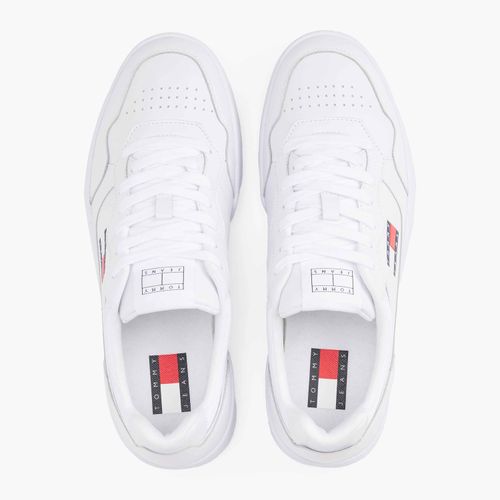 Tênis De Couro Tommy Jeans