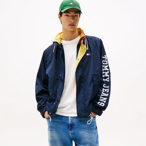 Jaqueta Corta Vento Colorblock Tommy Jeans