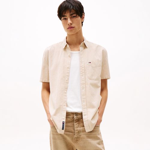 Camisa Anarruga Manga Curta Tommy Jeans