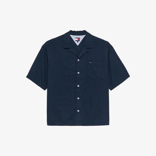 Camisa Camp Manga Curta Tommy Jeans