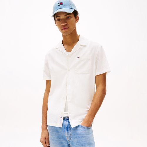 Camisa Camp Manga Curta Tommy Jeans