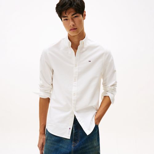 Camisa Oxford Regular Fit Tommy Jeans