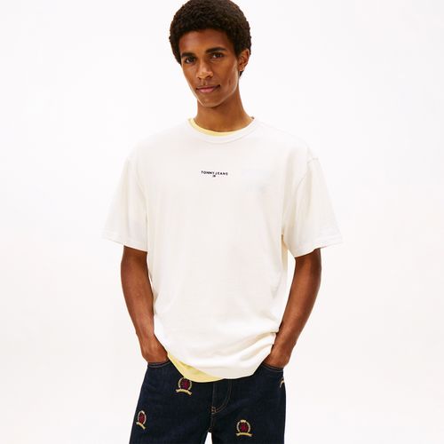 Camiseta Logo Minimal Relaxed Fit Tommy Jeans