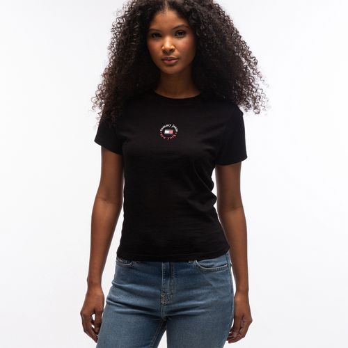 Camiseta Logo Circular Slim Fit Tommy Jeans