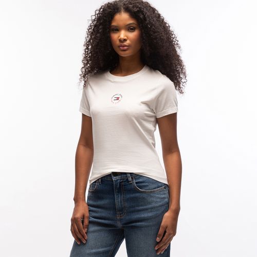 Camiseta Logo Circular Slim Fit Tommy Jeans