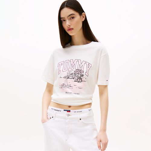 Camiseta Tropical Relaxed Fit Tommy Jeans