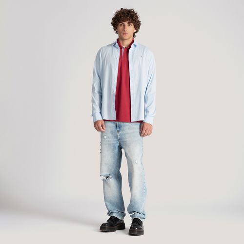 Camisa Clássica Popeline Tommy Jeans