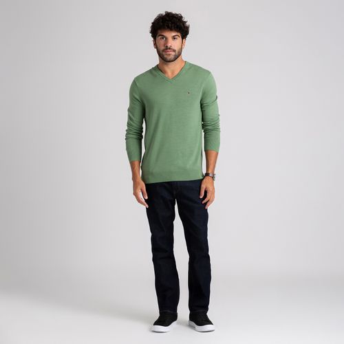 Suéter Clássico Gola V