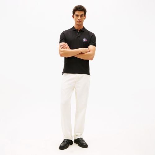 Polo Piquet Gola Zíper Regular Fit