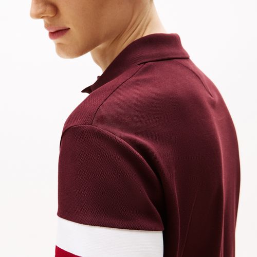 Polo Manga Global Stripe Regular Fit