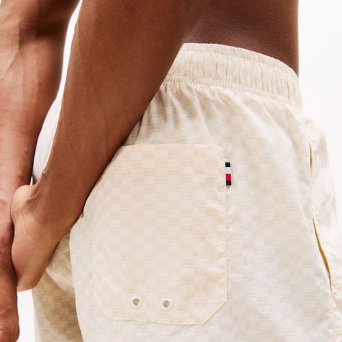 Bermuda De Banho Média Estampada