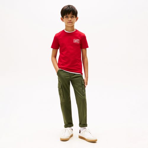 Camiseta Assinatura Infantil Tommy Hilfiger