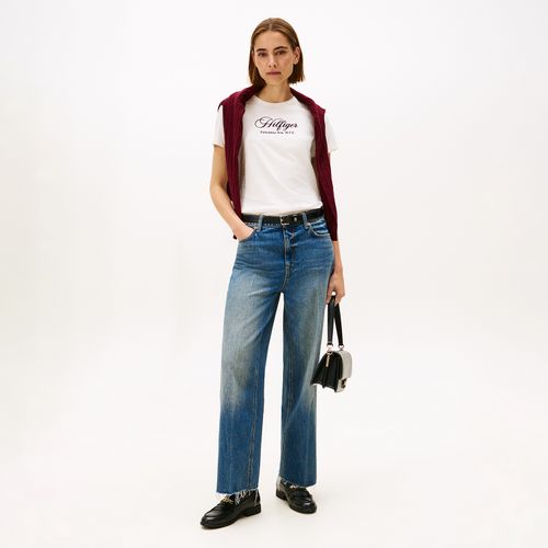 Camiseta Logo Hilfiger Cursivo