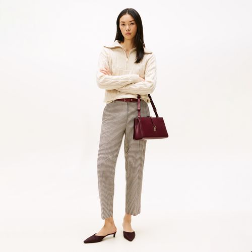 Calça Slim Pied De Poule