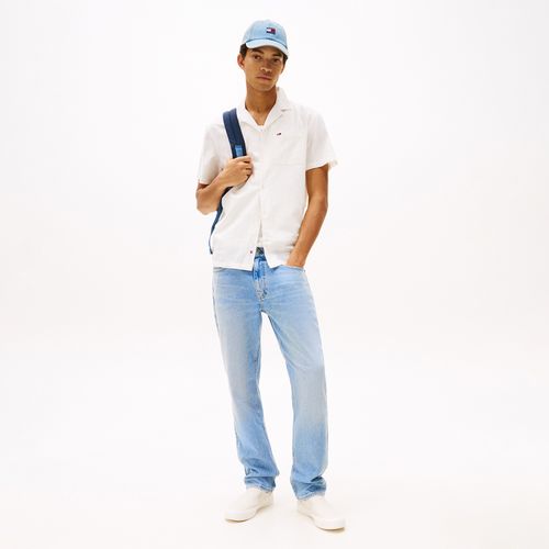 Camisa Camp Manga Curta Tommy Jeans