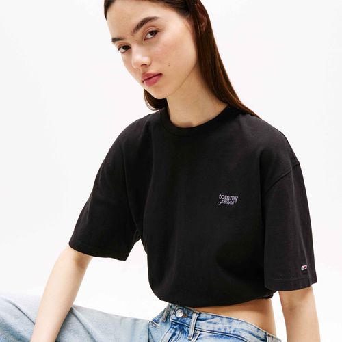 Cropped Logo Cursivo Tommy Jeans
