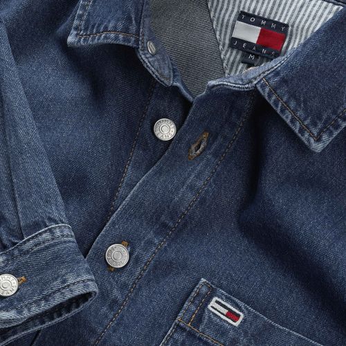 Camisa Jeans Com Bolso Tommy Jeans