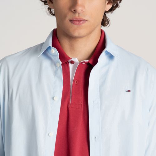 Camisa Clássica Popeline Tommy Jeans