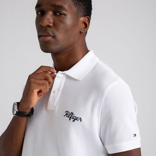Polo Logo Cursivo Regular Fit