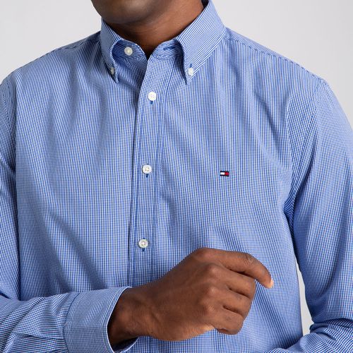 Camisa Th Flex Popeline Xadrez Regular Fit