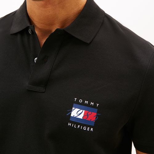 Polo Piquet Gola Zíper Regular Fit