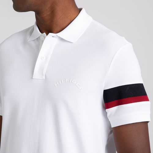Polo Manga Global Stripe Regular Fit