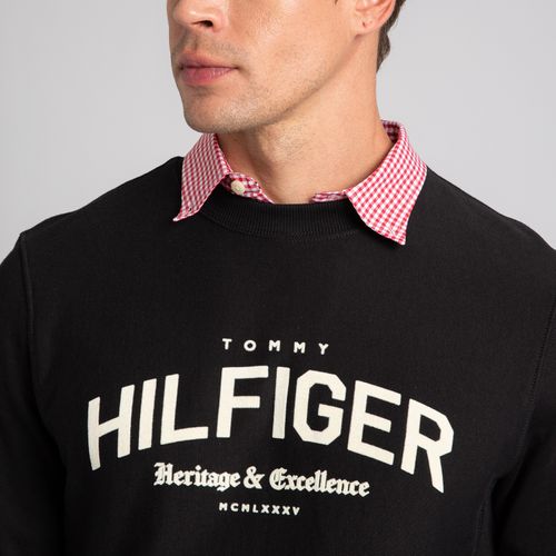 Moletom Logo Hilfiger Arqueado