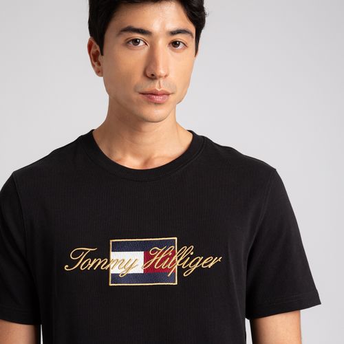 Camiseta Logo Gold Bordado