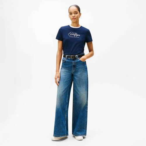 Camiseta Logo Hilfiger Cursivo