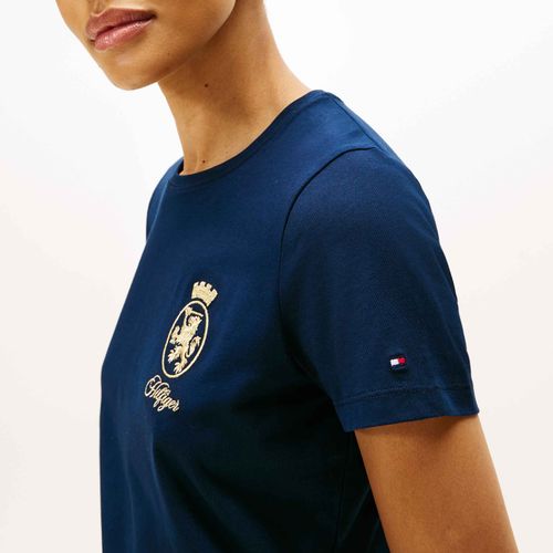 Camiseta Brasão Dourado