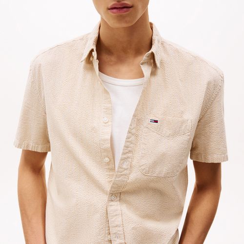 Camisa Anarruga Manga Curta Tommy Jeans