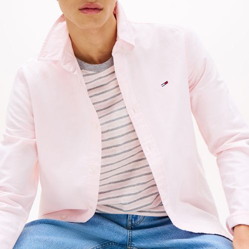 Camisa Oxford Regular Fit Tommy Jeans