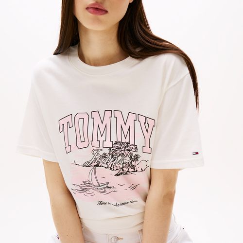 Camiseta Tropical Relaxed Fit Tommy Jeans