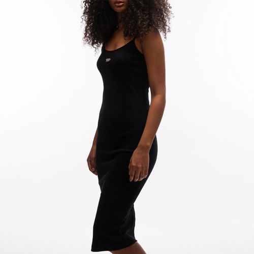 Vestido Midi Logo Cursivo Tommy Jeans