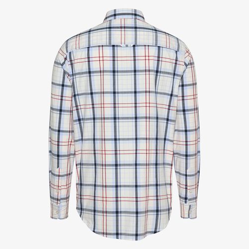 Camisa Xadrez Popeline Regular Fit Tommy Jeans