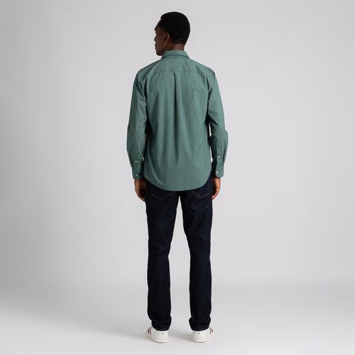 Camisa Popeline Micro Estampa Regular Fit