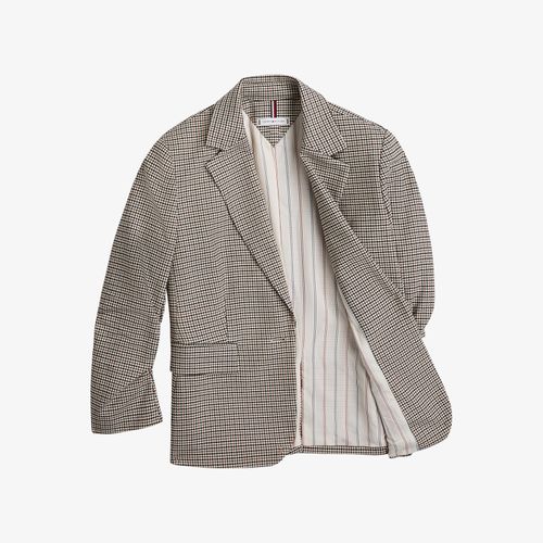 Blazer Pied De Poule