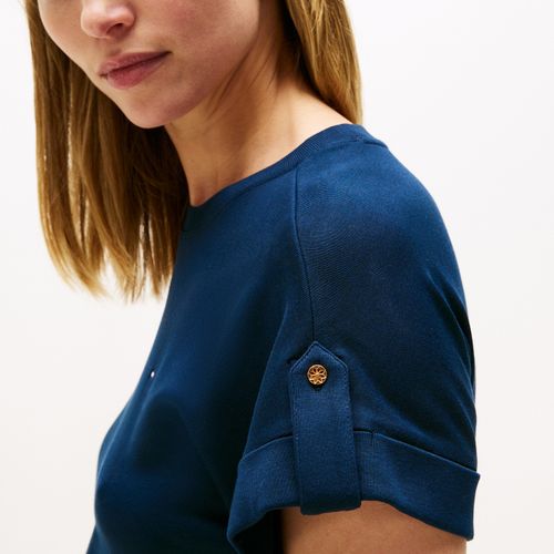 Camiseta Manga Roll Tab