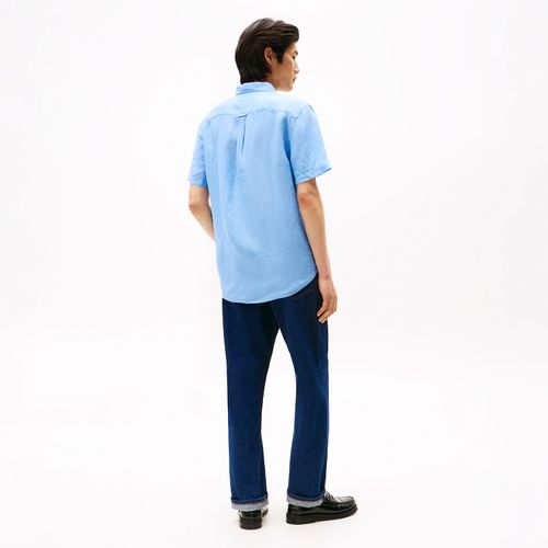 Camisa Dyed Linho Manga Curta