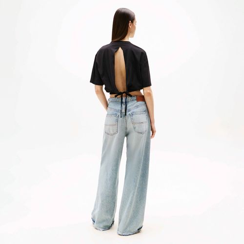 Cropped Logo Cursivo Tommy Jeans