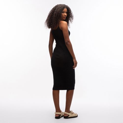 Vestido Midi Logo Cursivo Tommy Jeans